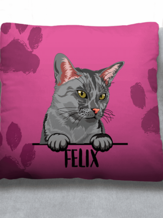 Personalisiertes Kopfkissen - Katze
