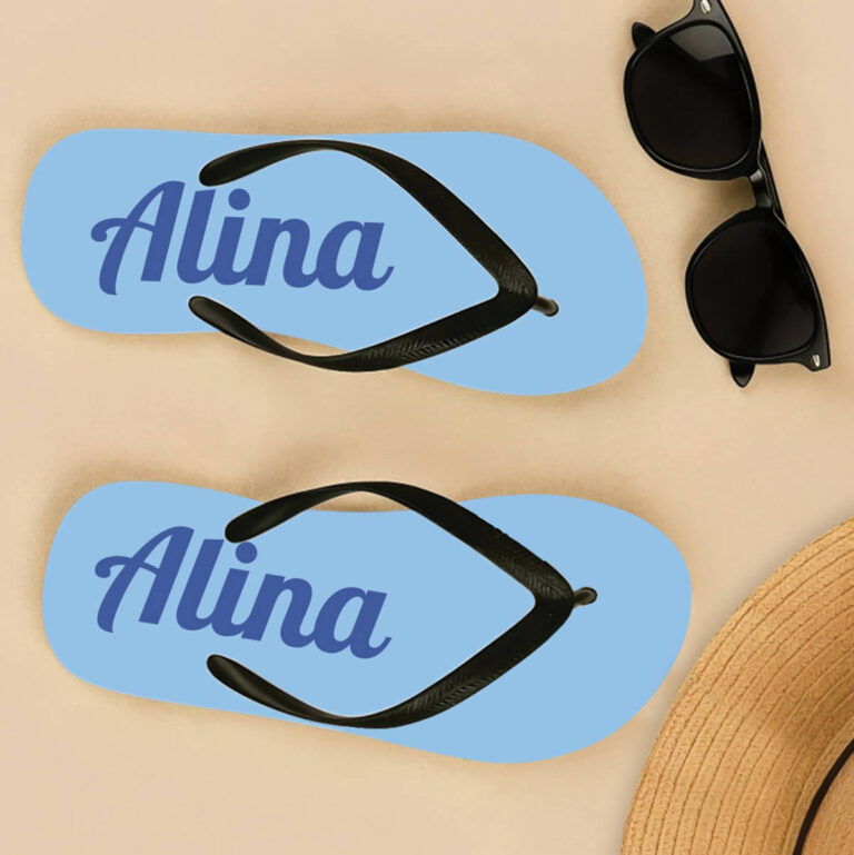 Personalisierte Flip Flops - Dein Name