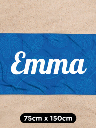Personalisiertes Strandtuch - Dein Name