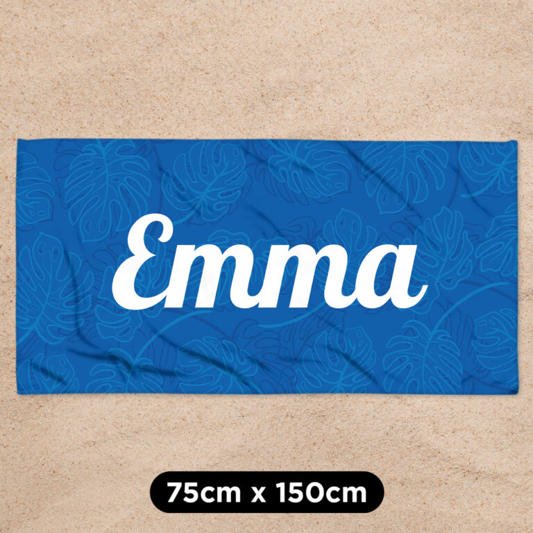 Personalisiertes Strandtuch - Dein Name