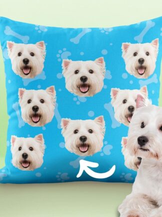 Personalisiertes Kopfkissen mit Deinem Hund