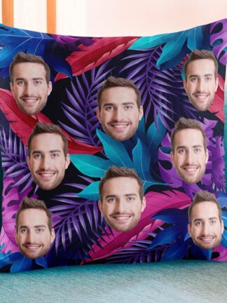 Personalisiertes Kopfkissen – Blumen