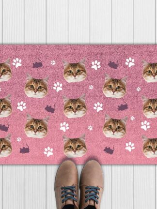 Personalisierte Fußmatte mit Deiner Katze