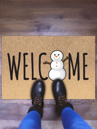 Fußmatte – Willkommen im Winter