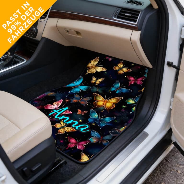 Individuelle Schmetterlings-Automatten – personalisiert mit Deinem Namen