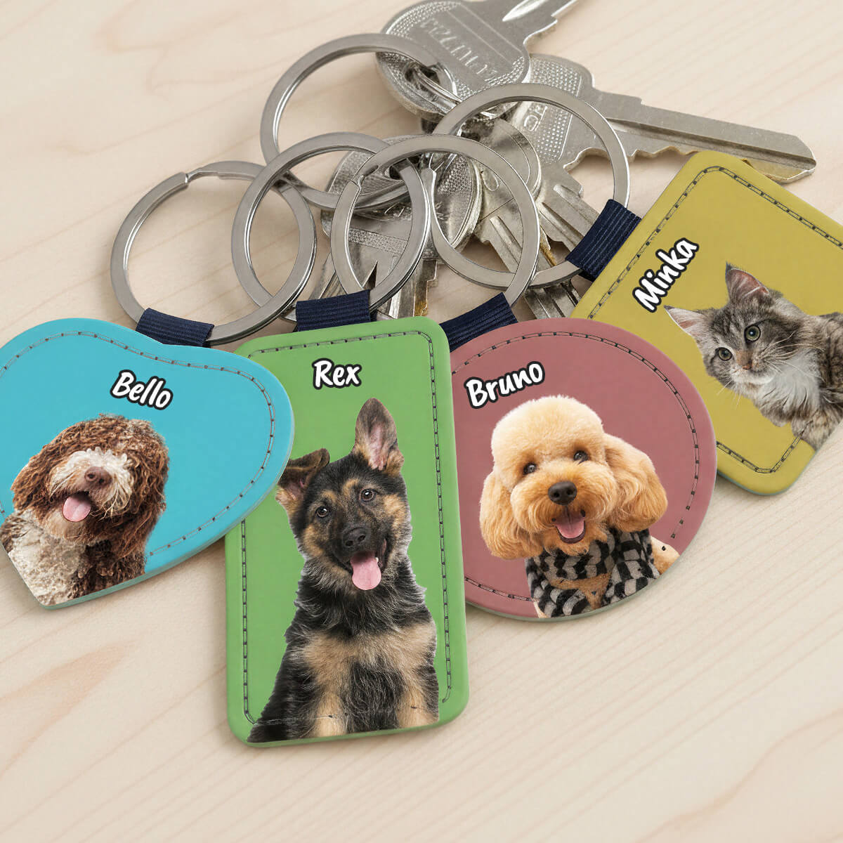 Personalisierter Schlüsselanhänger mit Deinem Foto