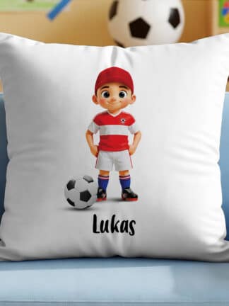 Personalisiertes Kissen - Fußballfan